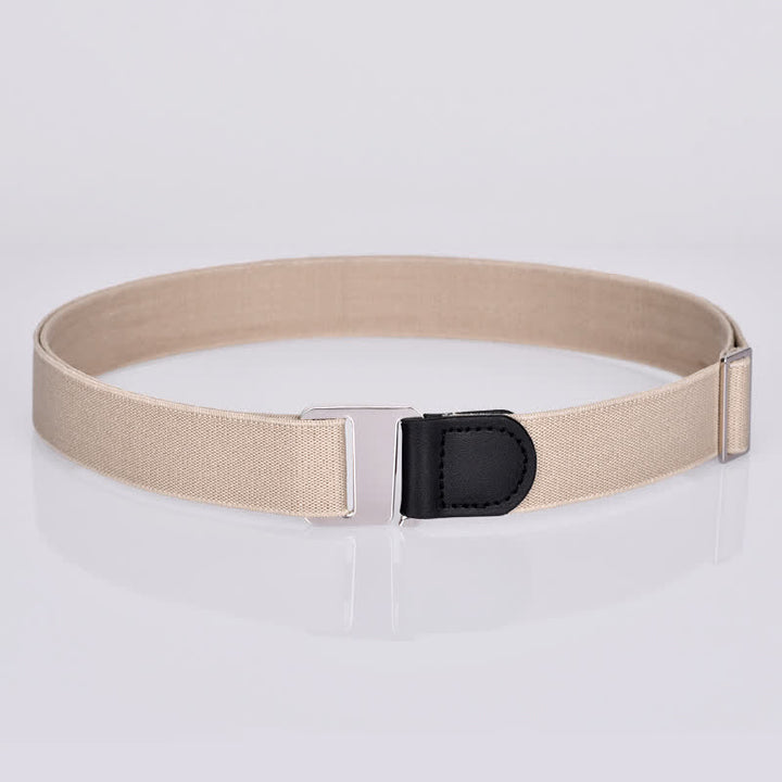 Men's Adjustable Elastic Shirt Stay Invisible Belt - Style #1 - Beige - image 10