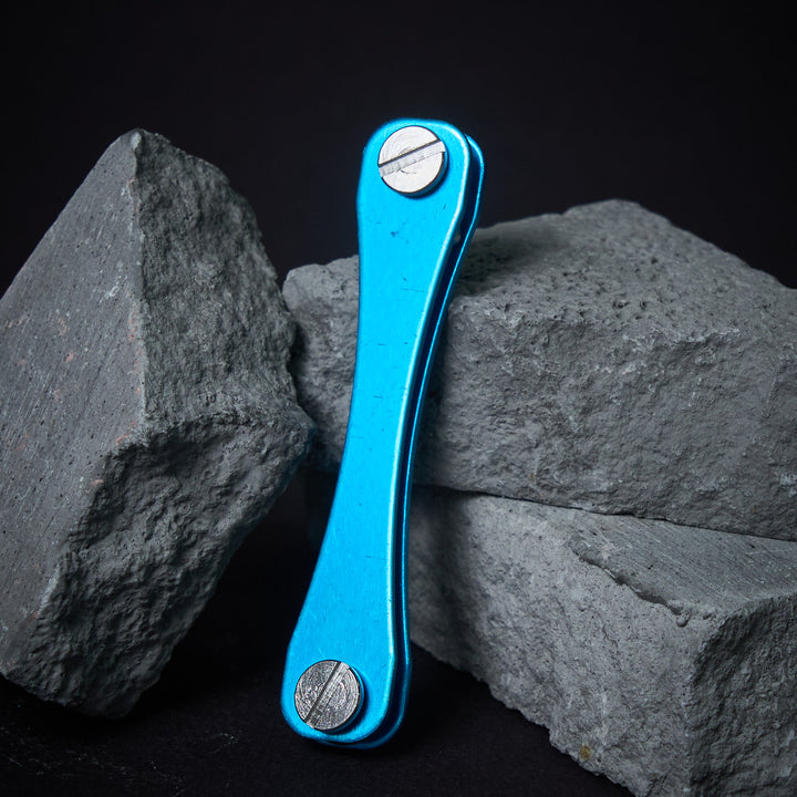 Space Saving And Comfortable To Carry Compact Key Organizer - Blue - image 7