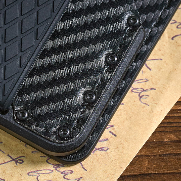 RFID Shielding Function Carbon Fiber Folding Tactical Wallet - image 5