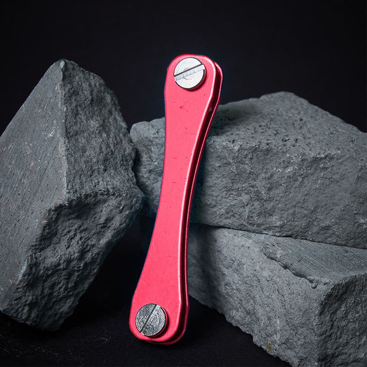 Space Saving And Comfortable To Carry Compact Key Organizer - Pink - image 12