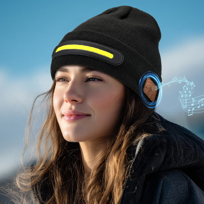 Winter Warm Music Bluetooth Beanie Hat with Lighting - image 1