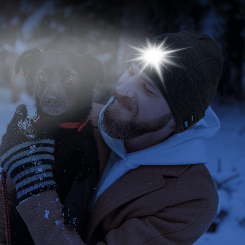 Winter Music & LED Lighting Bluetooth Beanie Hat - image 2