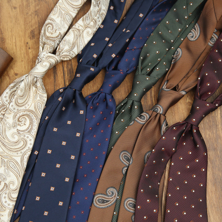 Men's Retro Elegant Cashew Patterned Formal Necktie - image 0