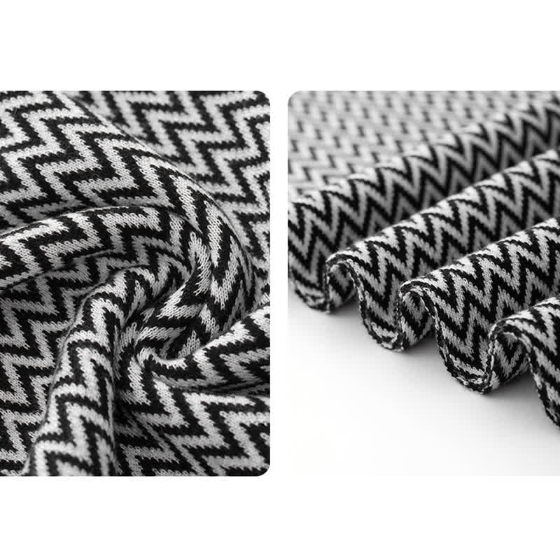 Men's Chevron Pattern Sleek Business Scarf - image 3