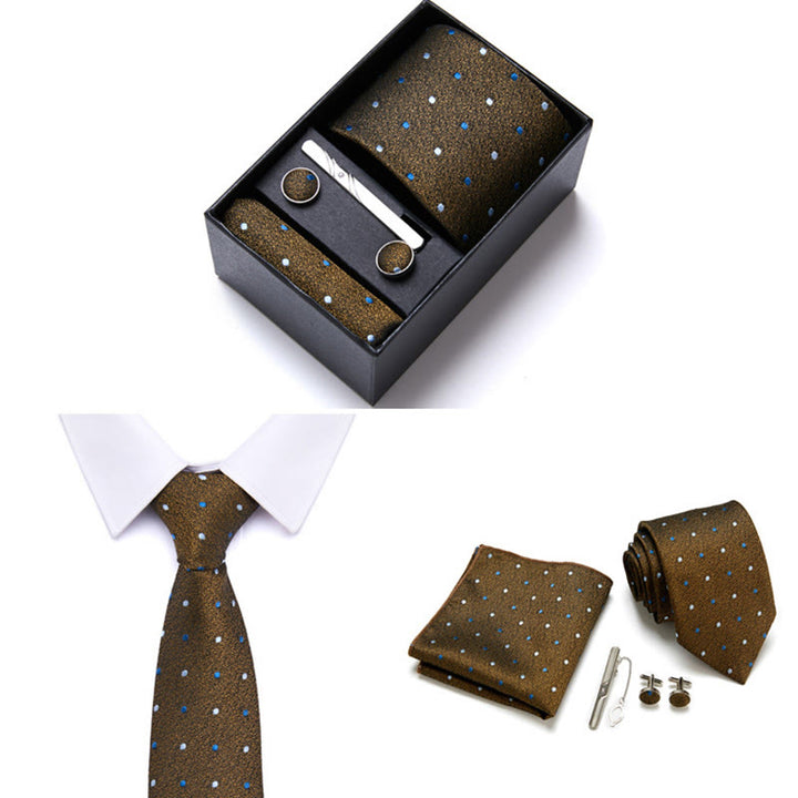 4Pcs Men's Business Formal Elegant Necktie Set - Style #10 - image 10