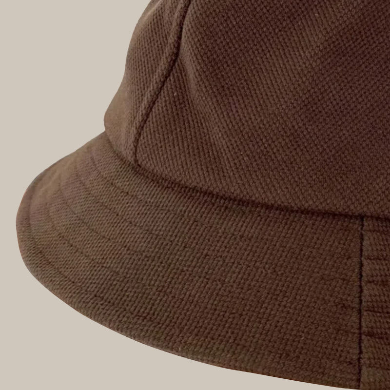 Keep Warm Brown Winter Flip Brim Fisherman Hat - image 4