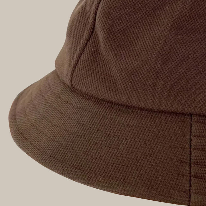 Keep Warm Brown Winter Flip Brim Fisherman Hat - image 4