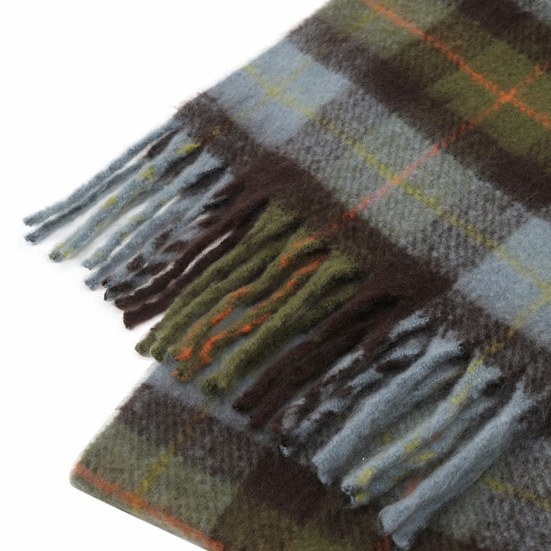 Women's Winter Thick Warm Plaid Tassels Shawl Scarf - image 3