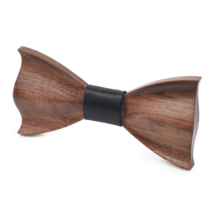 Unisex Creative Dark Wooden 3D Bow Tie - Style #2 - image 1