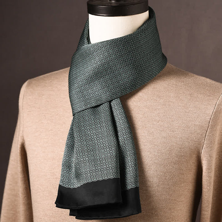 Men's Retro Ethnic Style Long Pure Silk Scarf - Style #24 - image 23