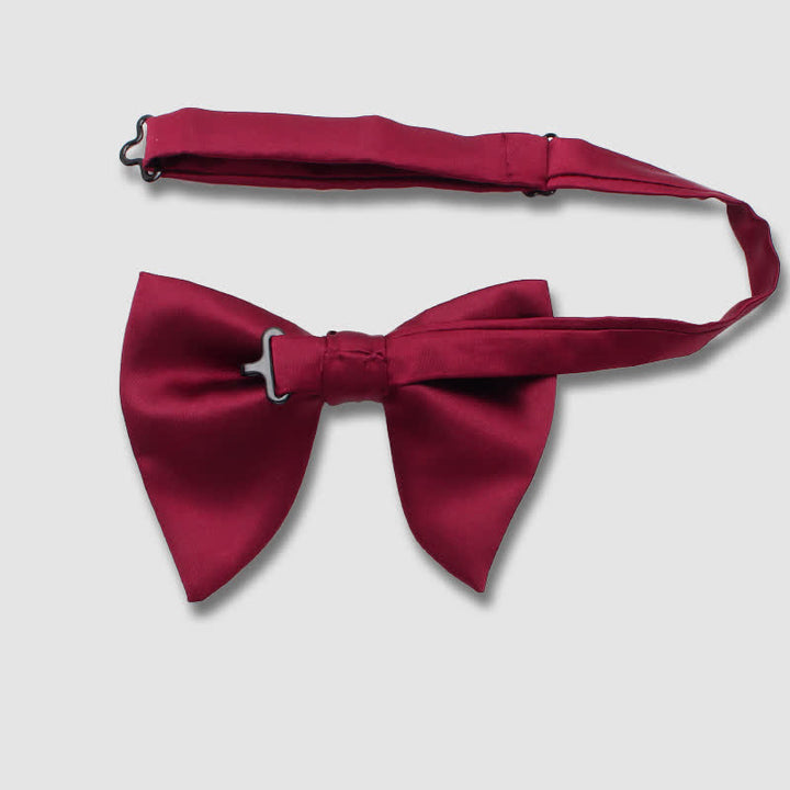 Retro Patternn Double Layers Oversized Pointed Bow Tie - image 2