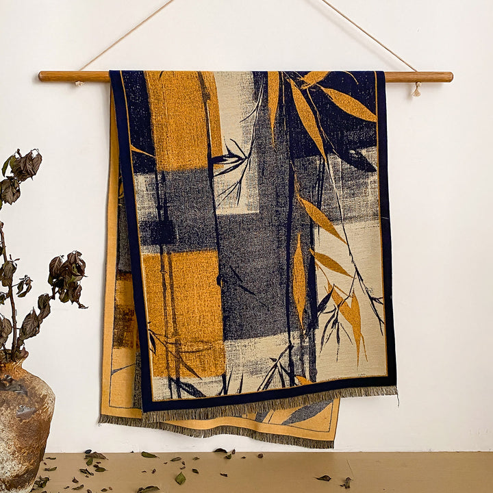 Women's Floral Print Fringed Shawl Scarf - Style #8 - image 8