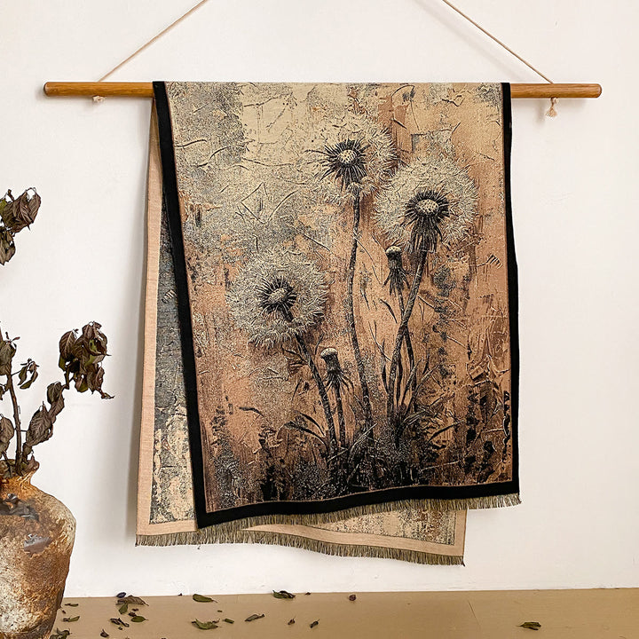 Women's Floral Print Fringed Shawl Scarf - Style #27 - image 27