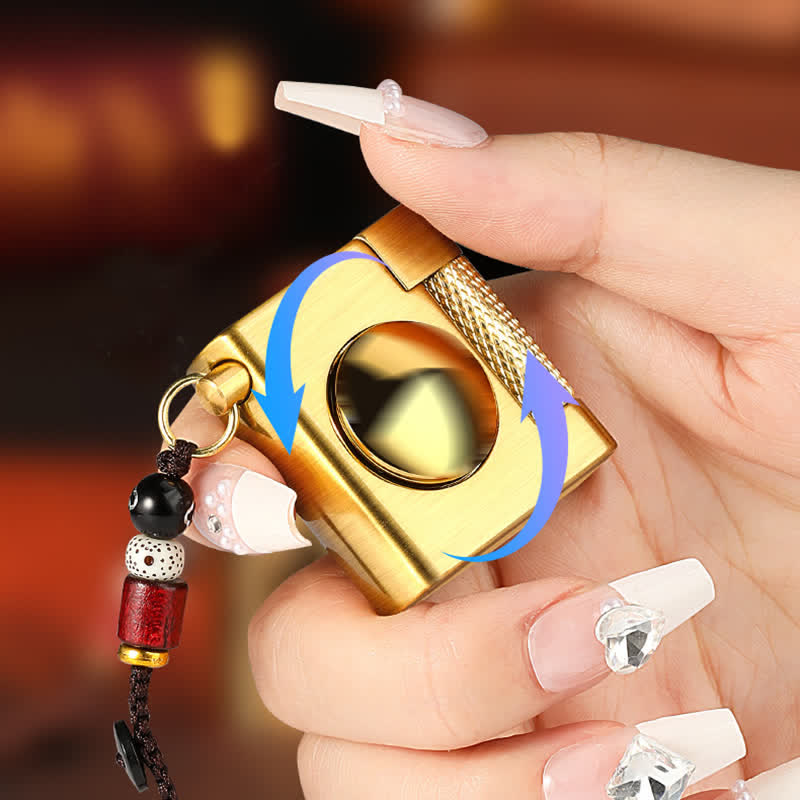 Square Rotating Decompression Inflatable Kerosene Lighter - image 4