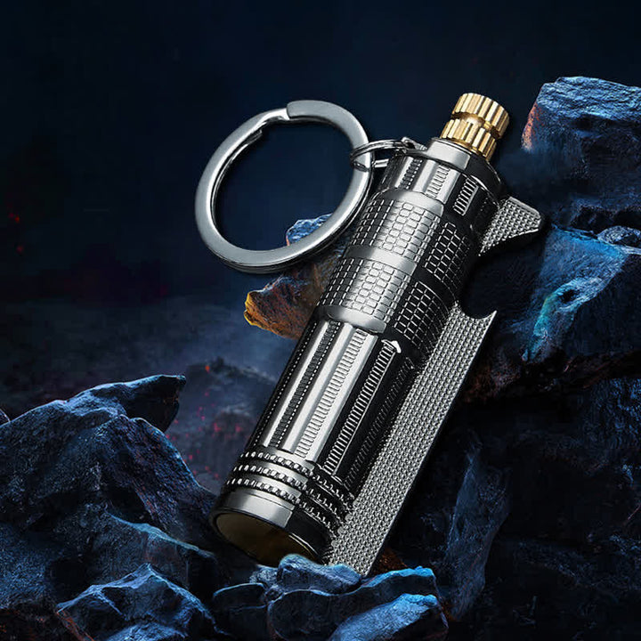 Multifunctional Bottle Opener Matchstick Refillable Oil Lighter - image 2