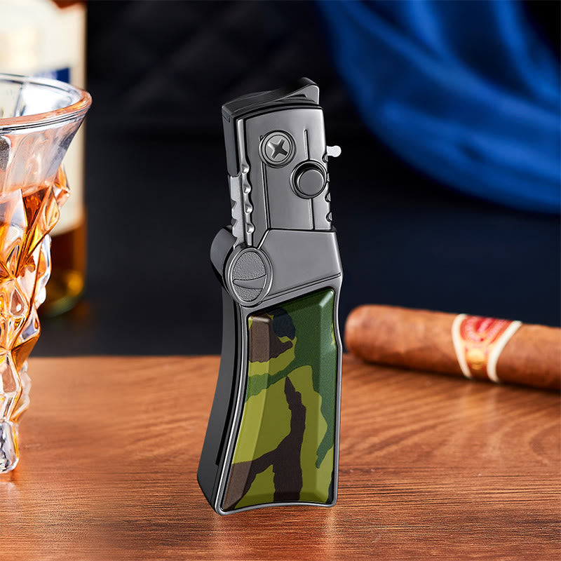 2 In 1 Portable Multifunctional Folding Knife Lighter - Style #2 - image 4