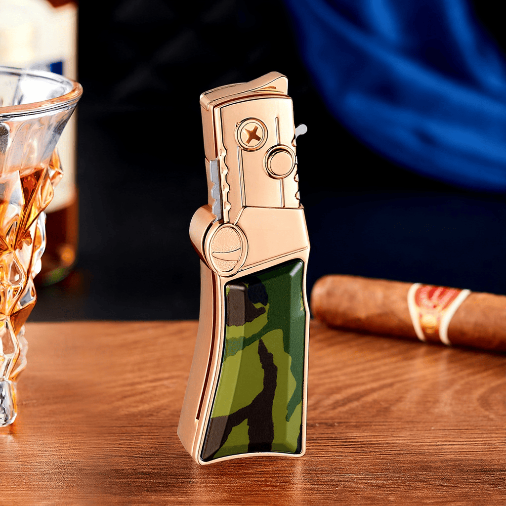 2 In 1 Portable Multifunctional Folding Knife Lighter - Style #6 - image 8