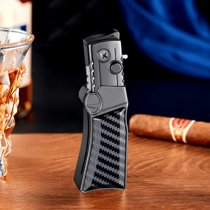 2 In 1 Portable Multifunctional Folding Knife Lighter - Style #3 - image 5