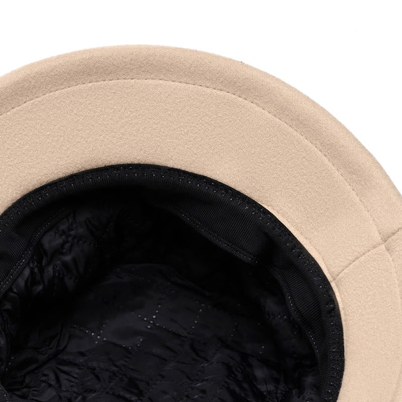 Women's Bowknot Decor Soft Felt Bucket Hat - image 7