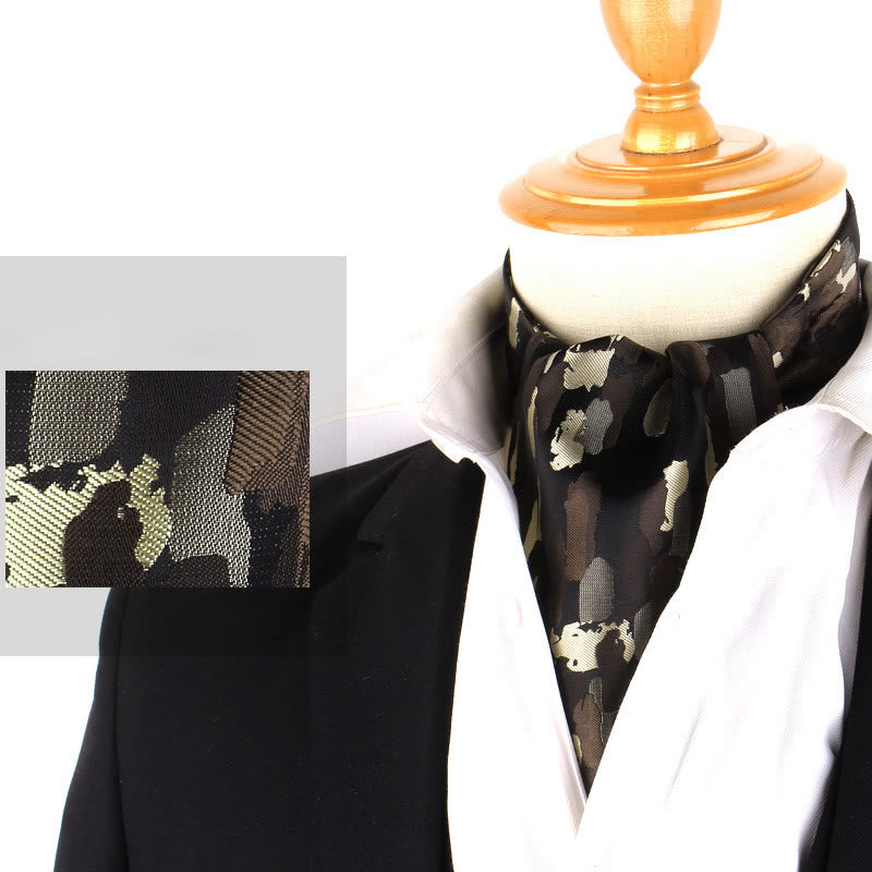 Men's British Retro Elegant Printed Cravat For Suit Shirt - Style #13 - image 15