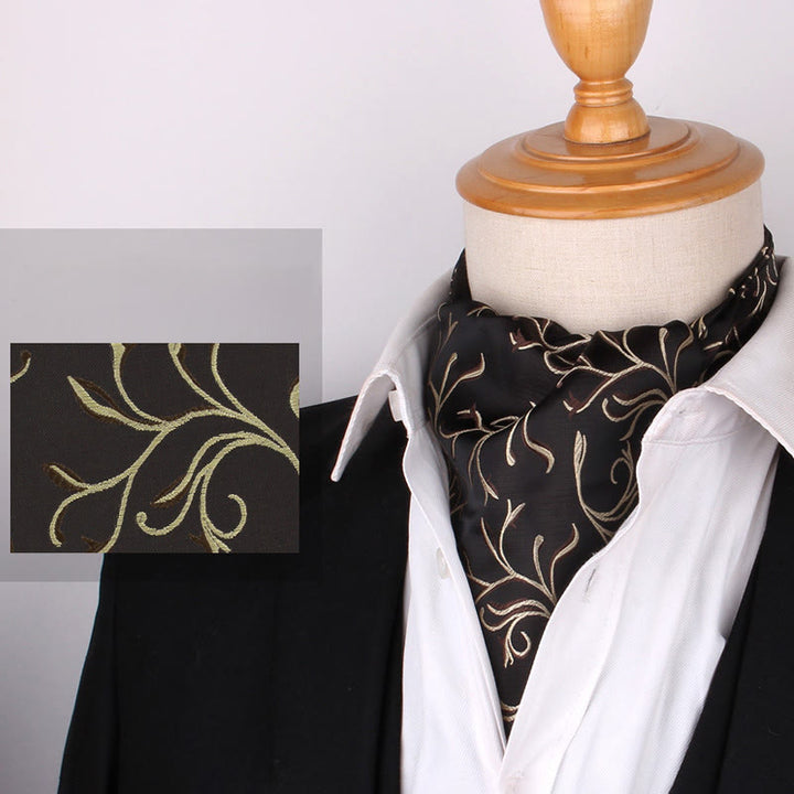 Men's British Retro Elegant Printed Cravat For Suit Shirt - Style #16 - image 18