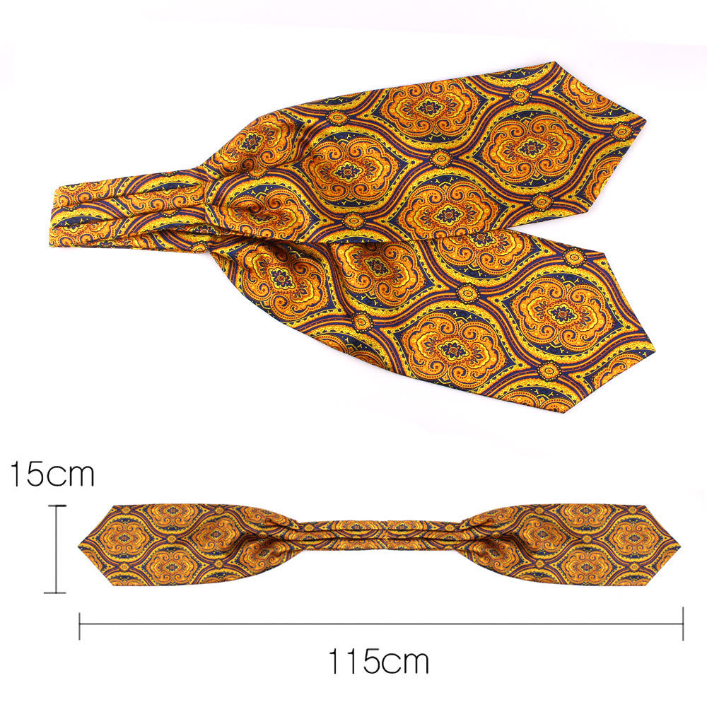 Men's British Retro Elegant Printed Cravat For Suit Shirt - image 2