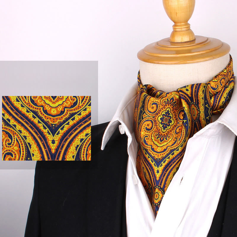 Men's British Retro Elegant Printed Cravat For Suit Shirt - Style #2 - image 1
