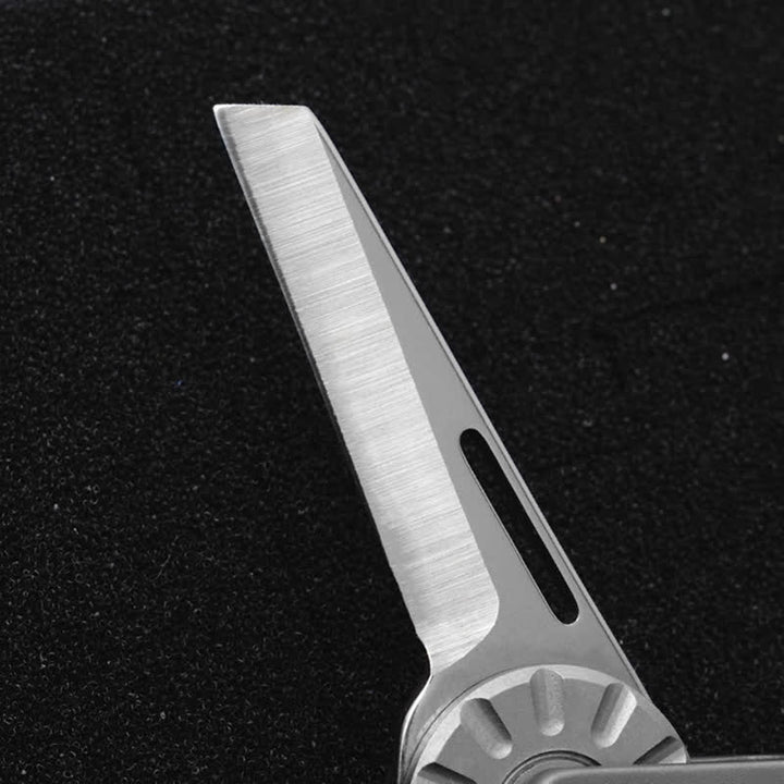 Titanium Alloy Folding Knife Climbing Keychain - image 6