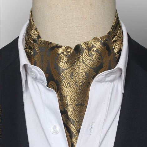 Men's Gorgeous Floral Patterned Suit Cravat - Style #1 - image 0