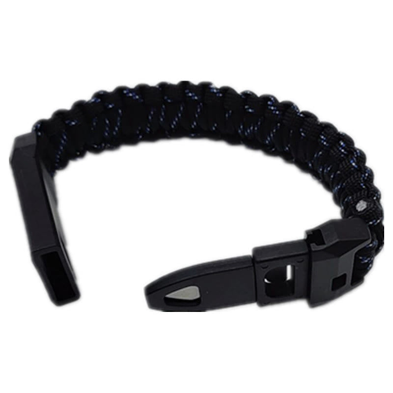 Outdoor Survival Whistle Woven Bracelet With Knife - Style #4 - image 5