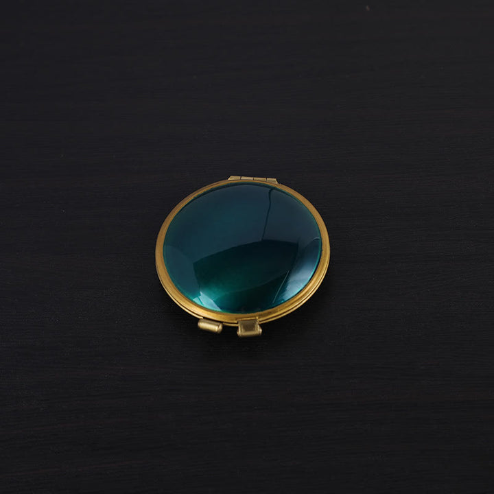 Creative Ladies Powder Box Refillable Kerosene Lighter - Green - image 8