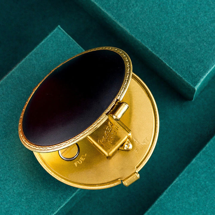 Creative Ladies Powder Box Refillable Kerosene Lighter - image 3