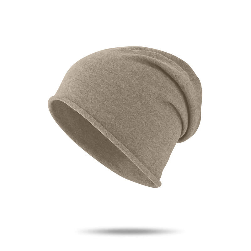 Women's Soft Multi-Color Cozy Slouchy Knitted Warm Winter Knitted Hat - Coffee - M (22 1/2"-22 7/8") - image 1