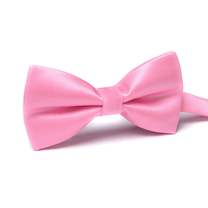 Men's Elegant Refined Sophisticated Stylish Dual-pattern Accented Formal Bow Tie - Style #27 - image 27