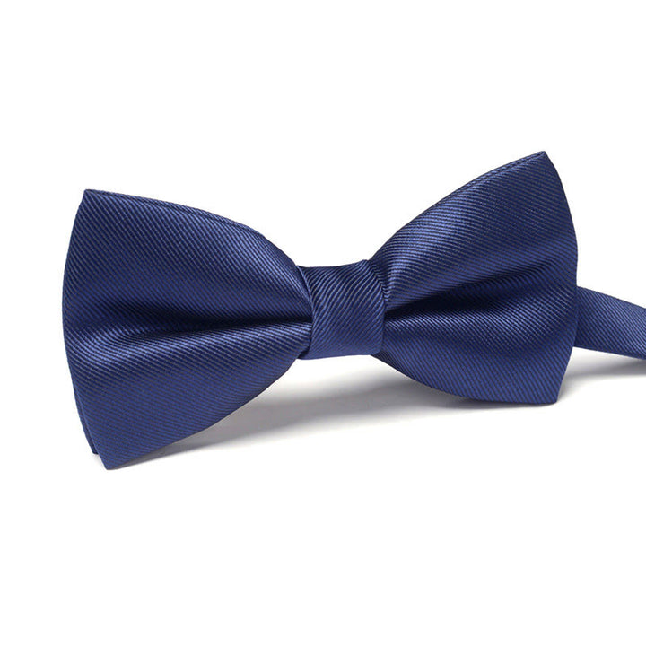 Men's Elegant Refined Sophisticated Stylish Dual-pattern Accented Formal Bow Tie - Style #25 - image 25