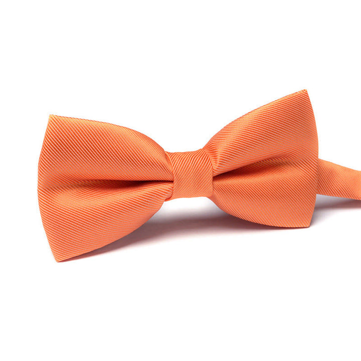 Men's Elegant Refined Sophisticated Stylish Dual-pattern Accented Formal Bow Tie - Style #28 - image 28