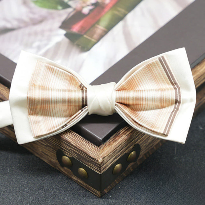 Men's Exquisite Refined Versatile Multi-pattern Upscale Formal Bow Tie - Style #5 - image 5