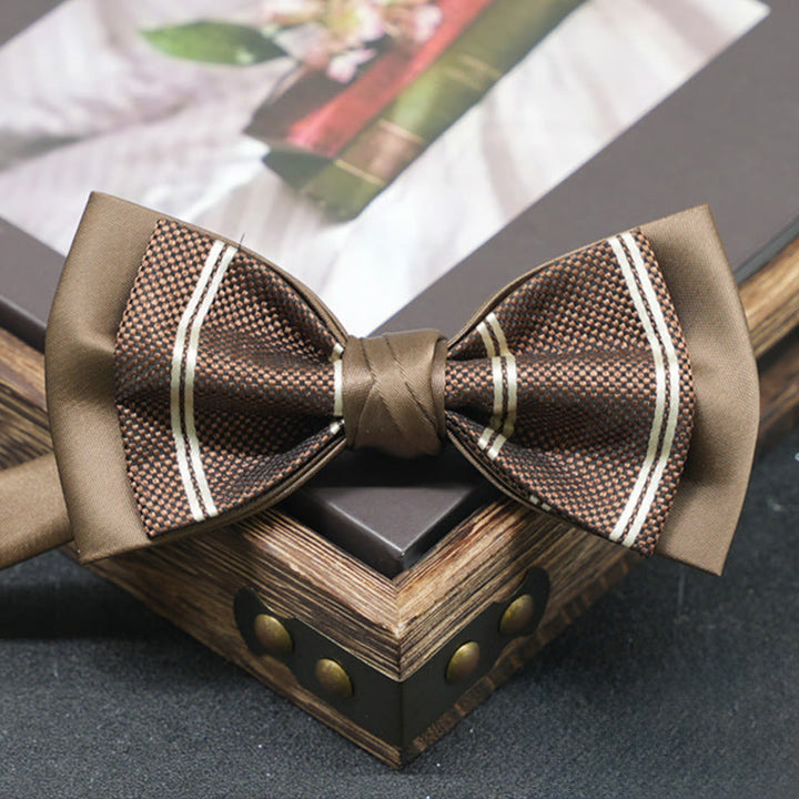Men's Exquisite Refined Versatile Multi-pattern Upscale Formal Bow Tie - Style #8 - image 8