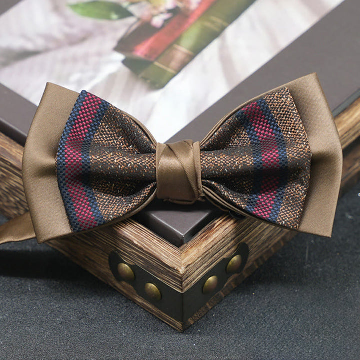 Men's Exquisite Refined Versatile Multi-pattern Upscale Formal Bow Tie - Style #6 - image 6