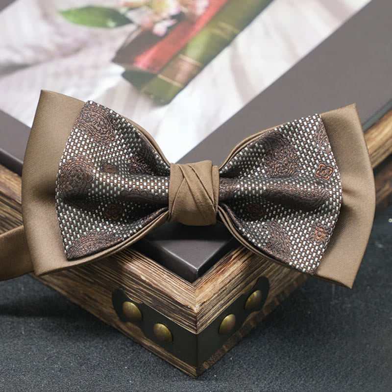 Men's Exquisite Refined Versatile Multi-pattern Upscale Formal Bow Tie - Style #9 - image 9