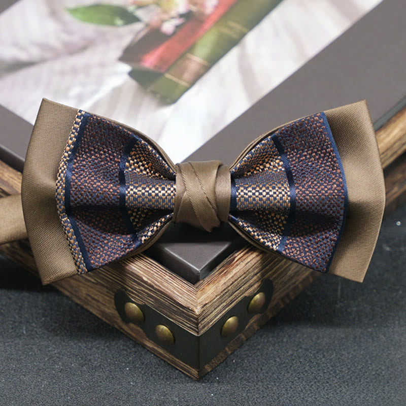 Men's Exquisite Refined Versatile Multi-pattern Upscale Formal Bow Tie - Style #7 - image 7