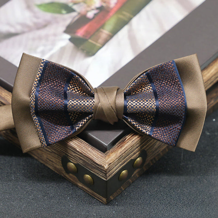 Men's Exquisite Refined Versatile Multi-pattern Upscale Formal Bow Tie - Style #7 - image 7