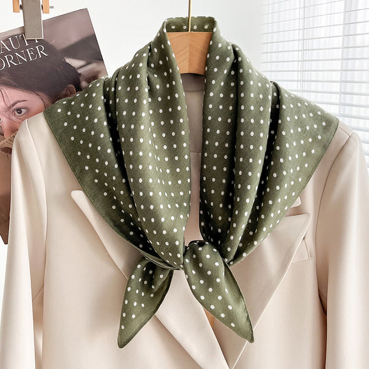 Women's Rich Printed Multi-Style Thin Square Scarf - Style #31 - image 30