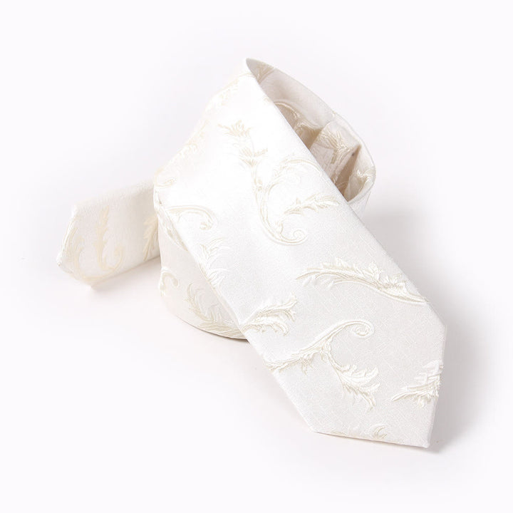 Men's Elegant Printed Formal Necktie Bow Tie Pocket Square - Necktie - Style #2 - image 5