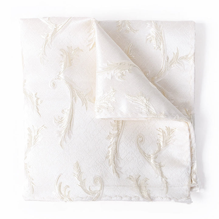 Men's Elegant Printed Formal Necktie Bow Tie Pocket Square - Pocket Square - Style #2 - image 14