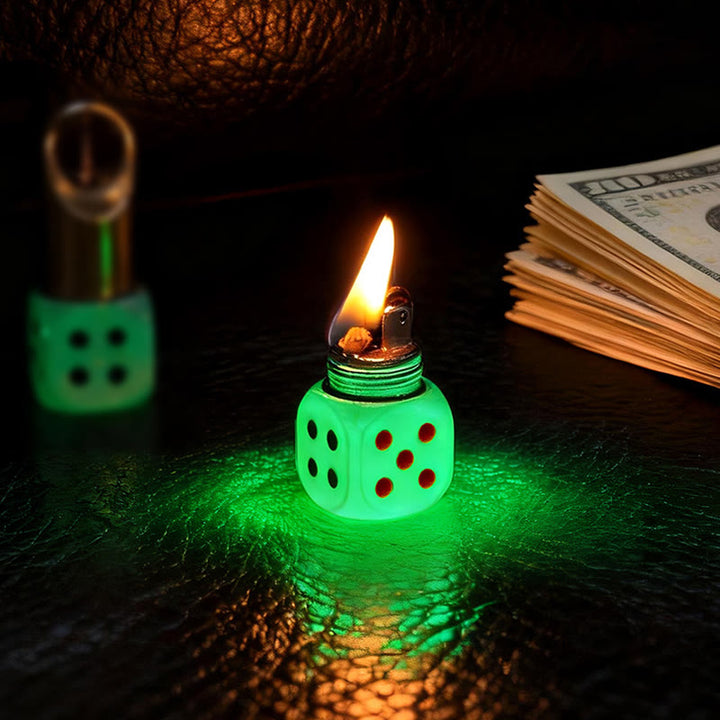 Classic Mini Dice Refillable Kerosene Lighter Keychain - image 14