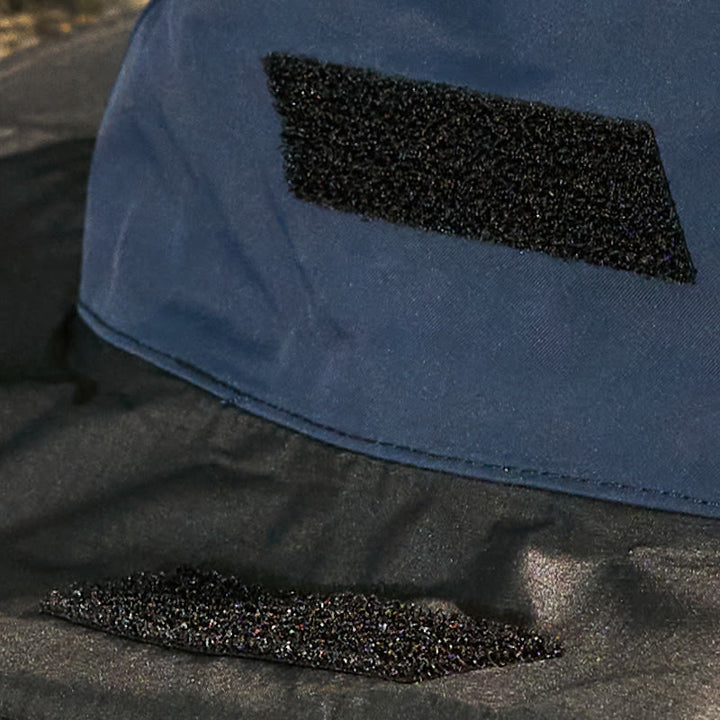 Outdoor Waterproof Sunscreen Breathable Color Blocked Fisherman Hat - image 3