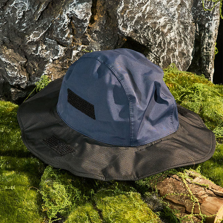 Outdoor Waterproof Sunscreen Breathable Color Blocked Fisherman Hat - image 1