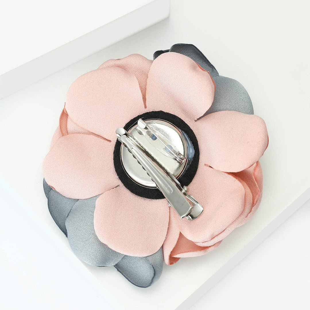 Lustrous Satin Elegant Rose Multi-color Brooch - image 15