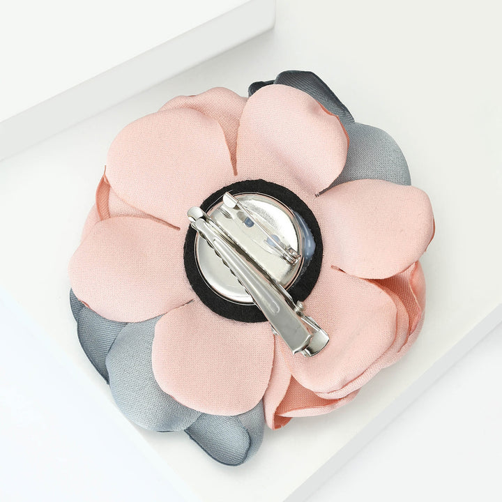 Lustrous Satin Elegant Rose Multi-color Brooch - image 15